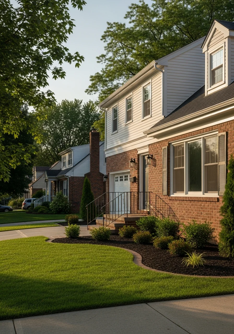 Residential property in a Northern Kentucky neighborhood with updated exterior and established landscaping.